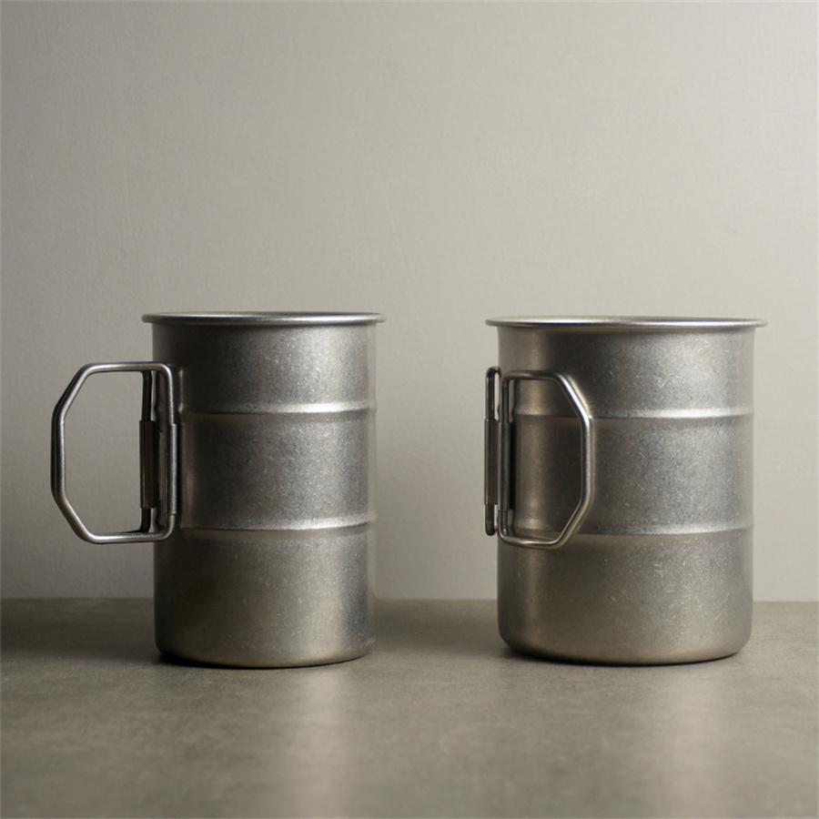 Coffee Tea And Sugar Canister Set - Vintage Outdoor Camping Becher Faltbarer Tragbarer