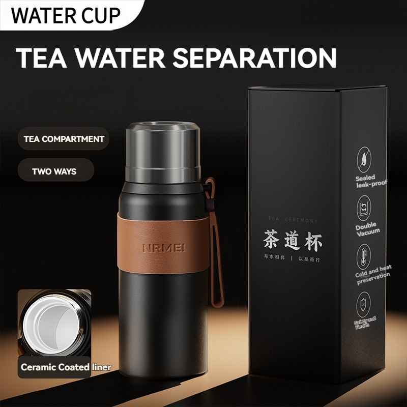 Cold Brew Bottle - 800 ml isolierte Teetasse, Becher, Wasser-Thermoskanne,