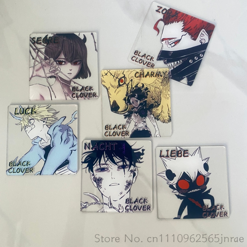 Coffee Tea Japan - Black Clover Anime Kreative Acryl-Untersetzer Asta