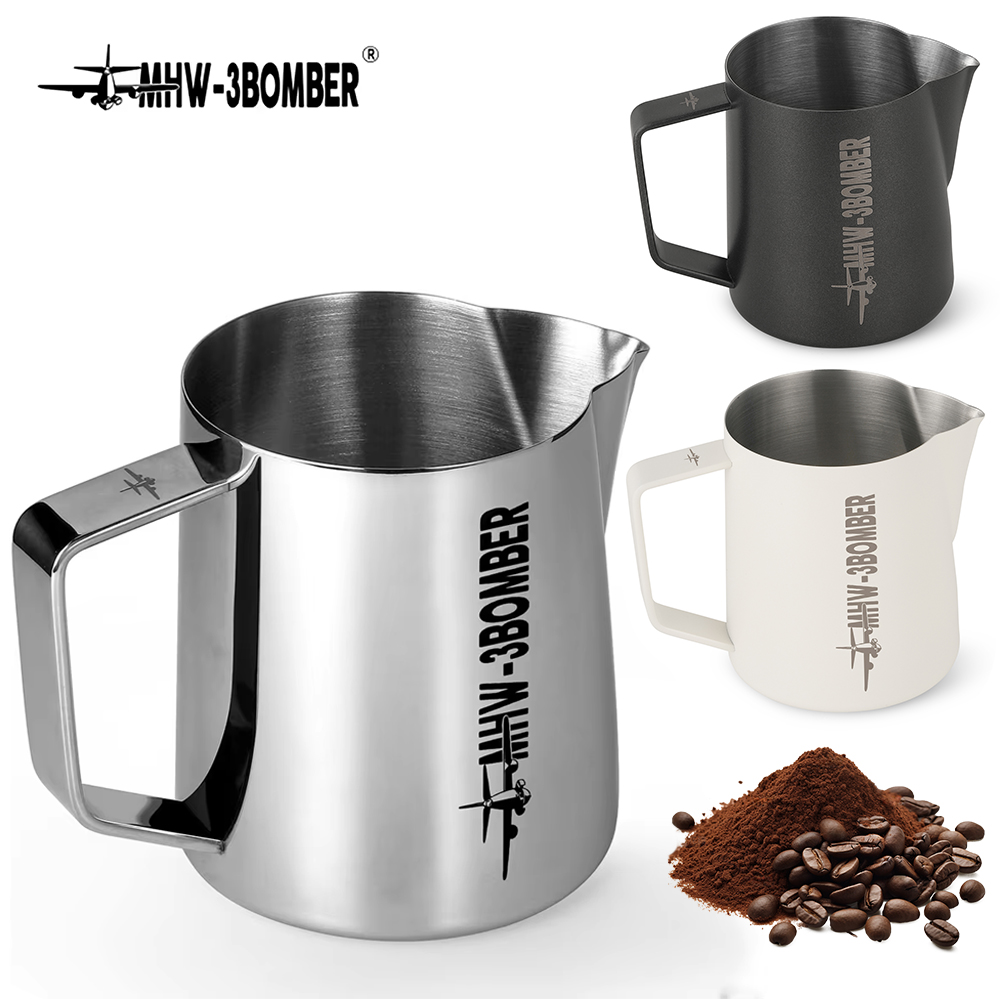 Barista Milk Jug - MHW 3BOMBER 400/700 ml Milchaufschäumkrug Dampfgarer