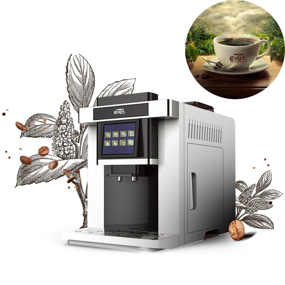 Coffee&Tea House Menu - 230/110V 1300W 4-Sprachen Espresso-Maschine Kaffeemaschine Neues