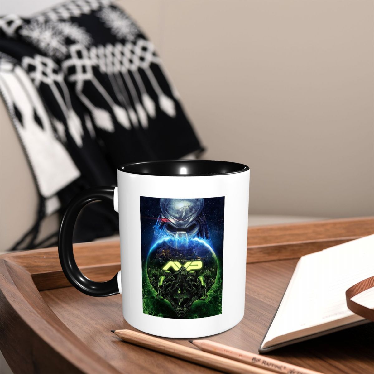Coffee Vs Tea - Alien Vs Predator Horror Science-Fiction-Comics Tasse