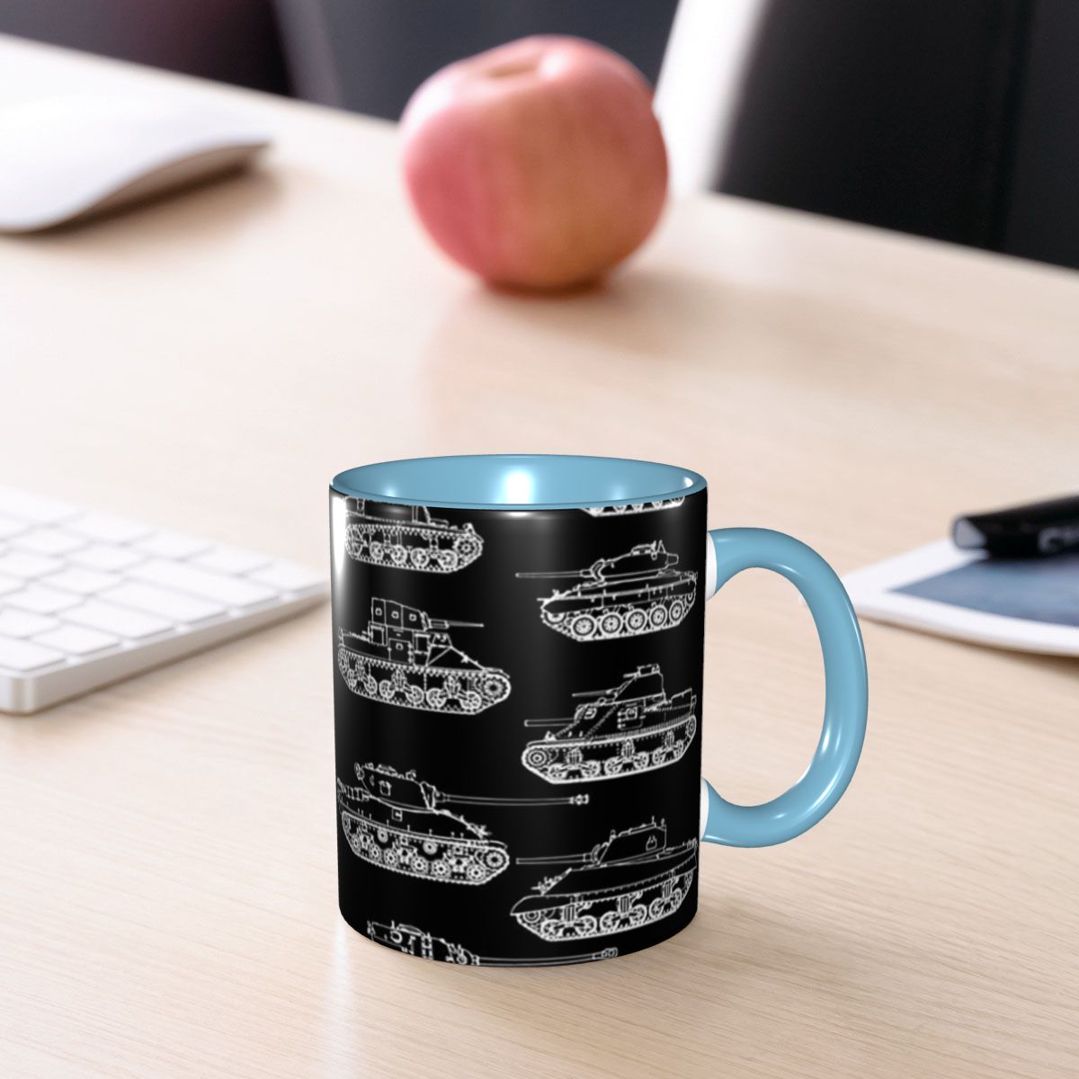 Coffee Tea World - US-Panzer des Zweiten Weltkriegs Tasse Lustige