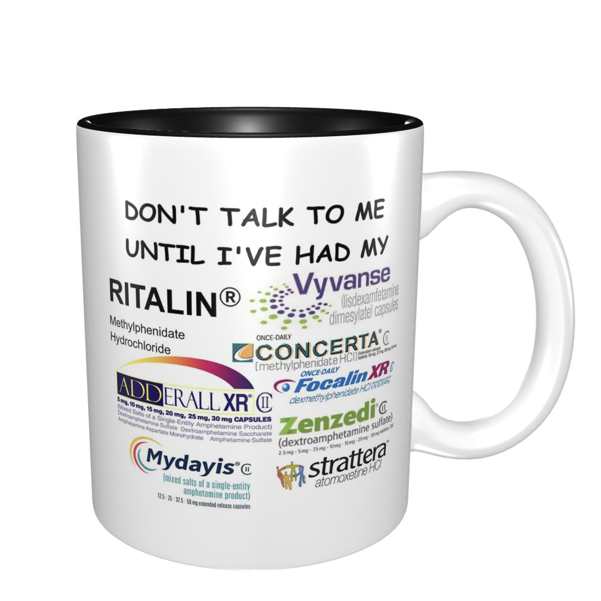 Coffee Tea And Me - Tasse mit Aufschrift „Don't Talk To