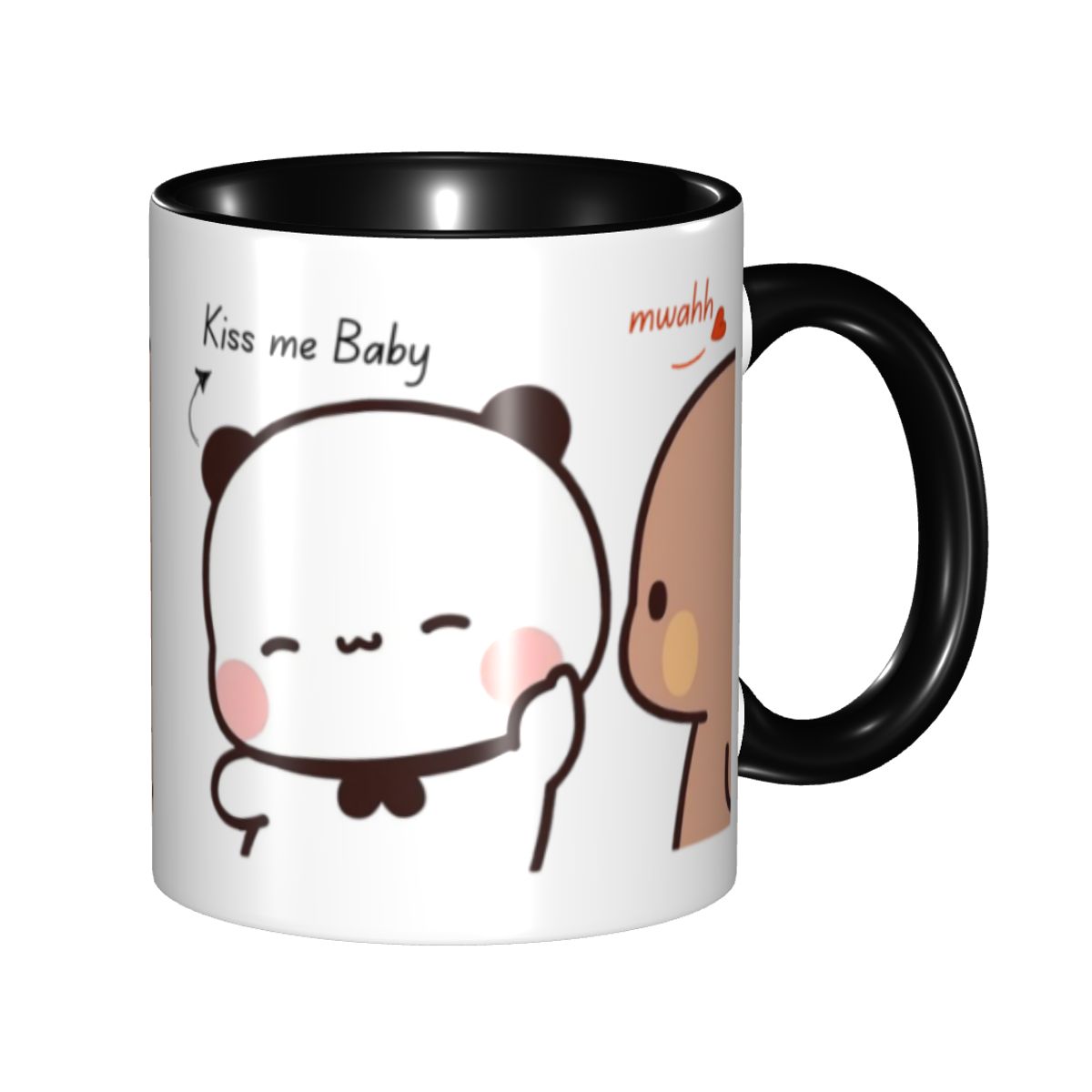 Coffee Tea And Me - Personalisierte Kiss Me Baby Mwah Bubu
