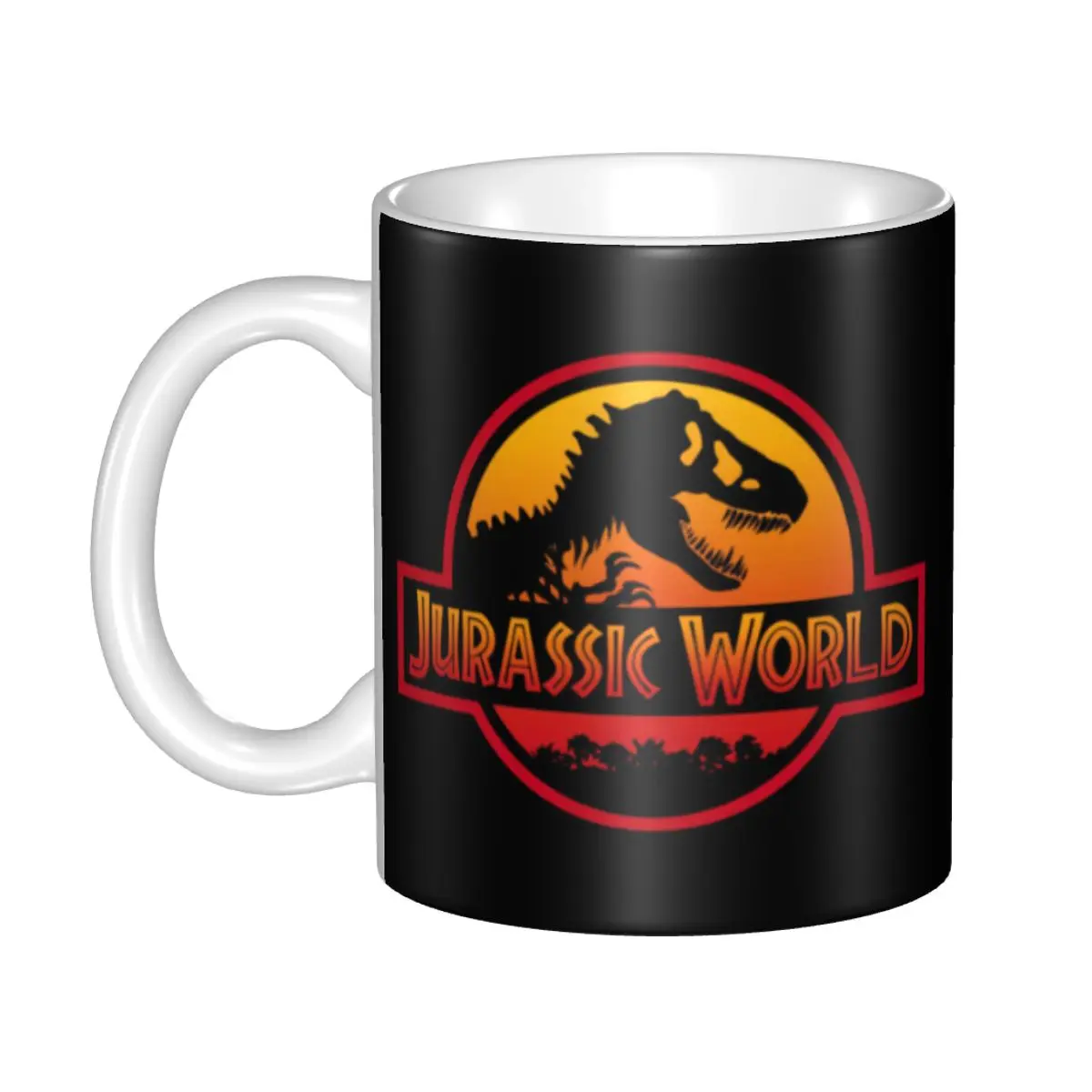 Coffee Tea World - Dinosaurier-Welt Jurassic Park Kaffeebecher DIY Personalisierter