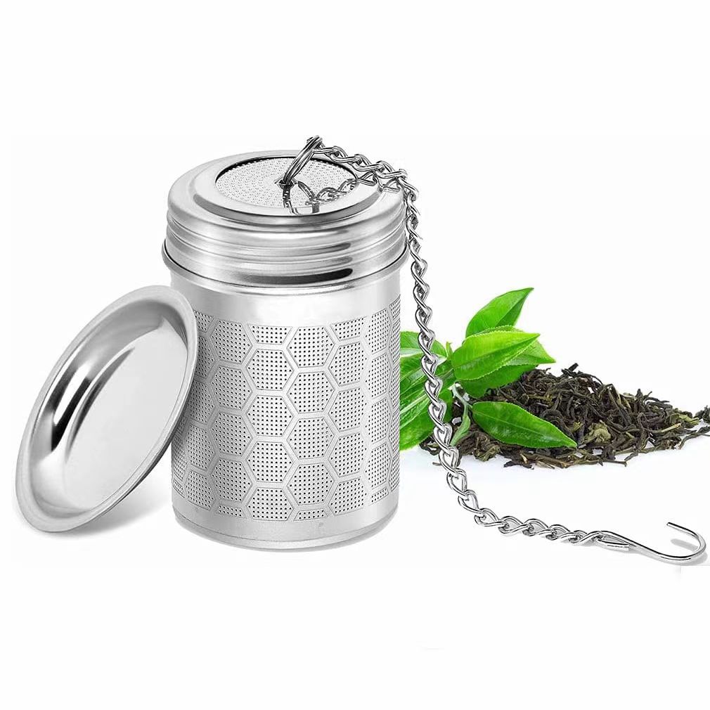 Tea Strainer Mesh - 1 Stück Teesieb, rostfreier Edelstahl-Teefilter, wiederverwendbarer