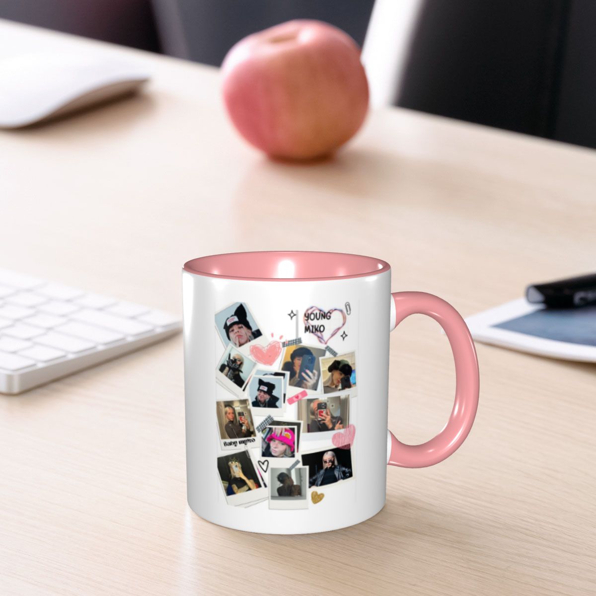 Young Tea Coffee - Collage von jungen Miko Tassen, lustige
