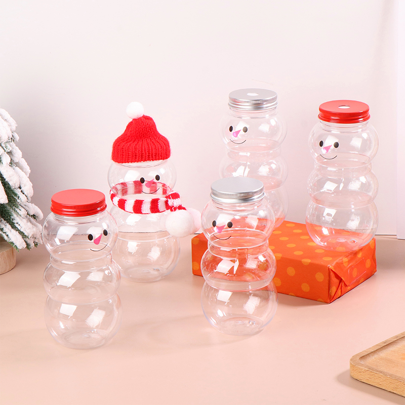 Coffee Tea Uses - 500 ml Schneemann-Wasserflaschen mit Weihnachtsmotiv; Geeignet
