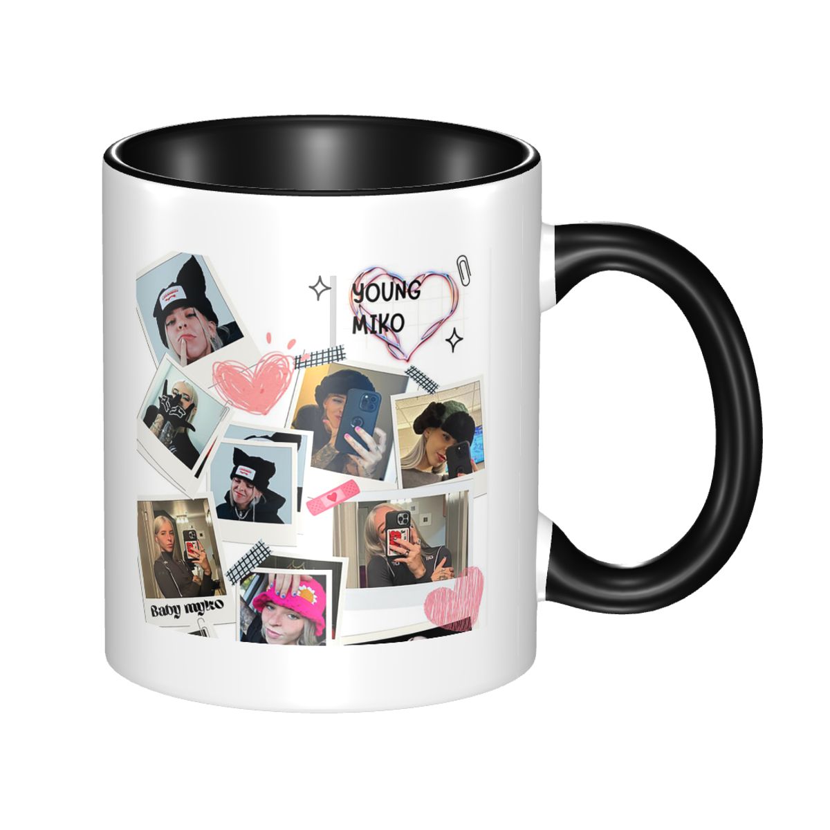 Young Tea Coffee - Collage Of Young Miko Tasse, lustige