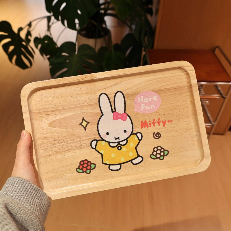 Coffee Tea Uses - Miffy Kaninchen Kawaii Anime Cartoon Massivholz