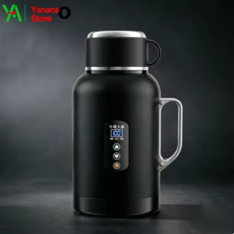 Coffee Tea Exchange - 12V 24V Auto-Wasserkocher Tragbarer Reisebecher-Wärmer LKW-Fahrzeug-Kaffee-Tee-Zubereiter