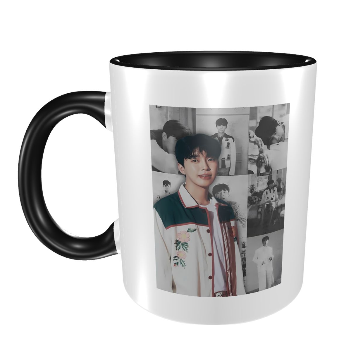 Young Tea Coffee - Lim Young Woong Collage-Tasse, lustige Keramik-Kaffeetassen,