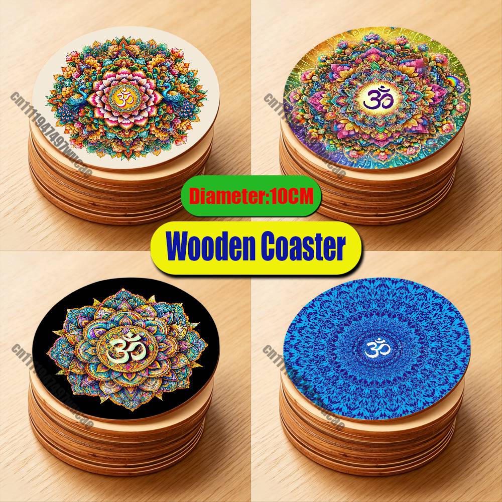 Wallpaper Coffee And Tea - Für Yoga, Aum, Om, Mandala: Tapeten-Untersetzer,