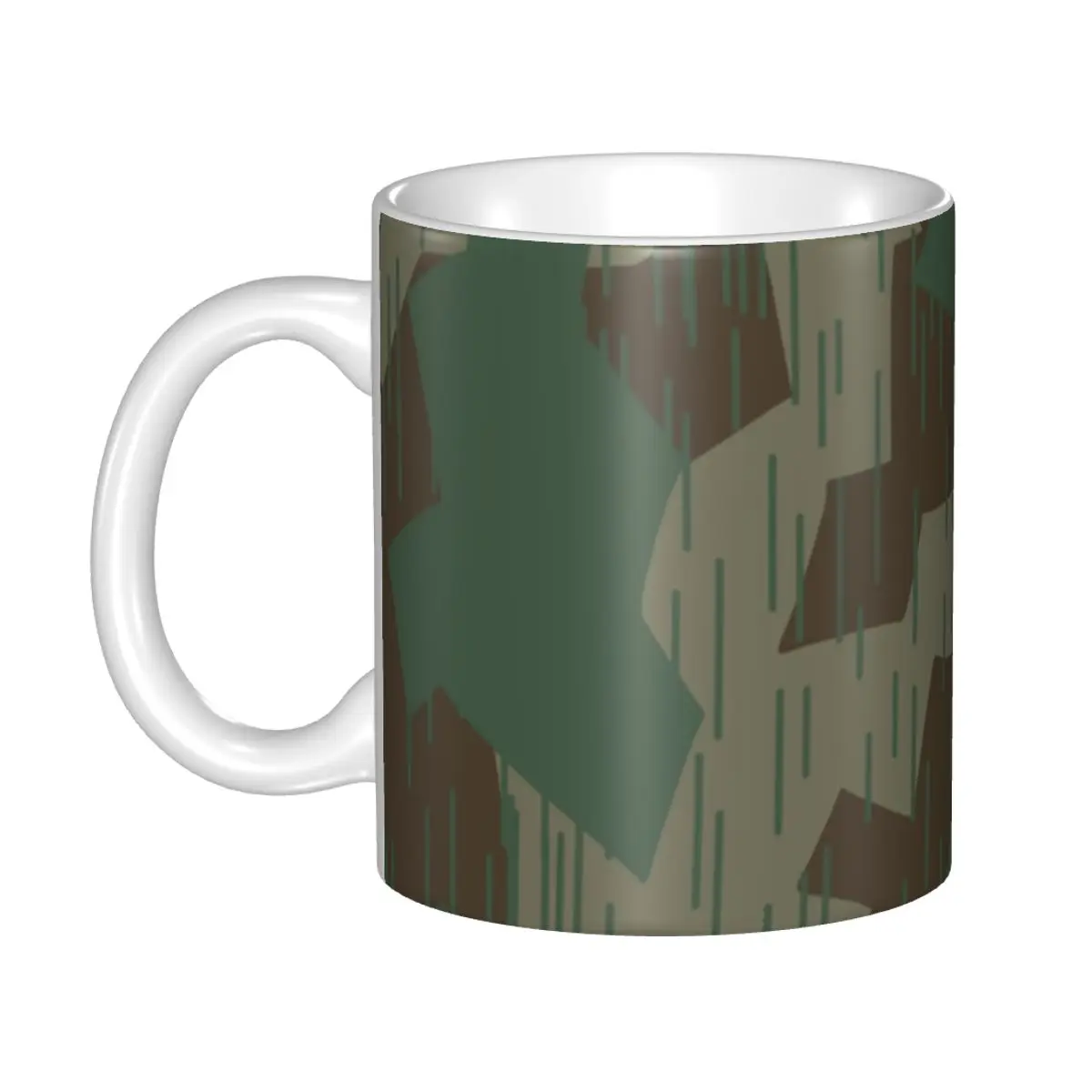 Coffee Tea World - Maßgefertigte Zweiter-Weltkrieg-Deutsche-Tarnmuster-Kaffeetassen DIY Tarnmuster-Keramik-Tee-Milch-Becher