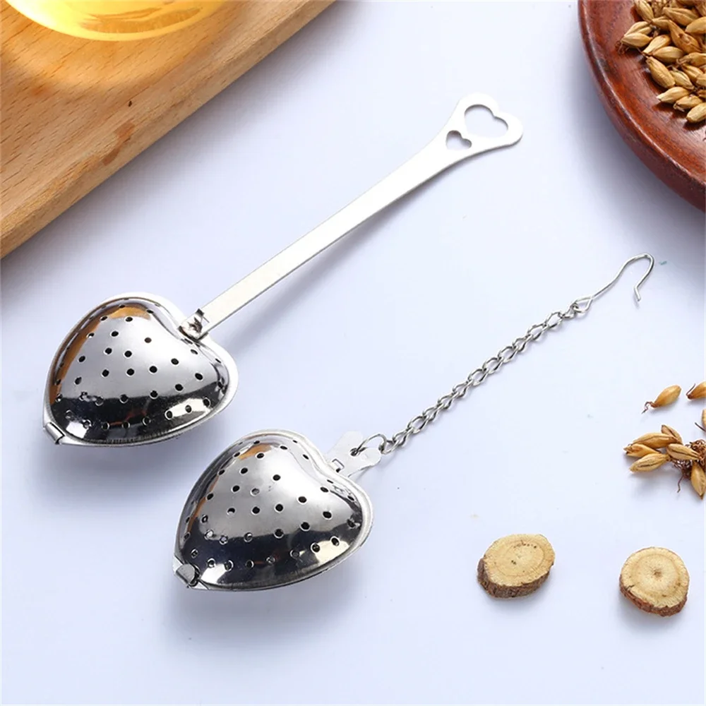 Tea Strainer Mesh - Herzförmiges Teesieb, feinmaschiger Filter, Teesieb aus