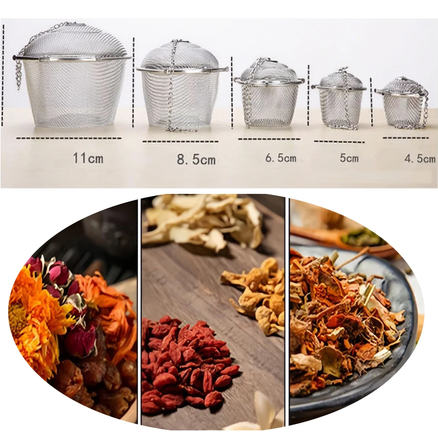 1-2Pcs Edelstahl Tee Gewürz Si – Tea Strainer Mesh Bewertung und Preis