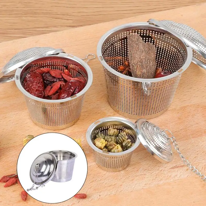 1-2Pcs Edelstahl Tee Gewürz Si – Tea Strainer Mesh Bewertung und Preis
