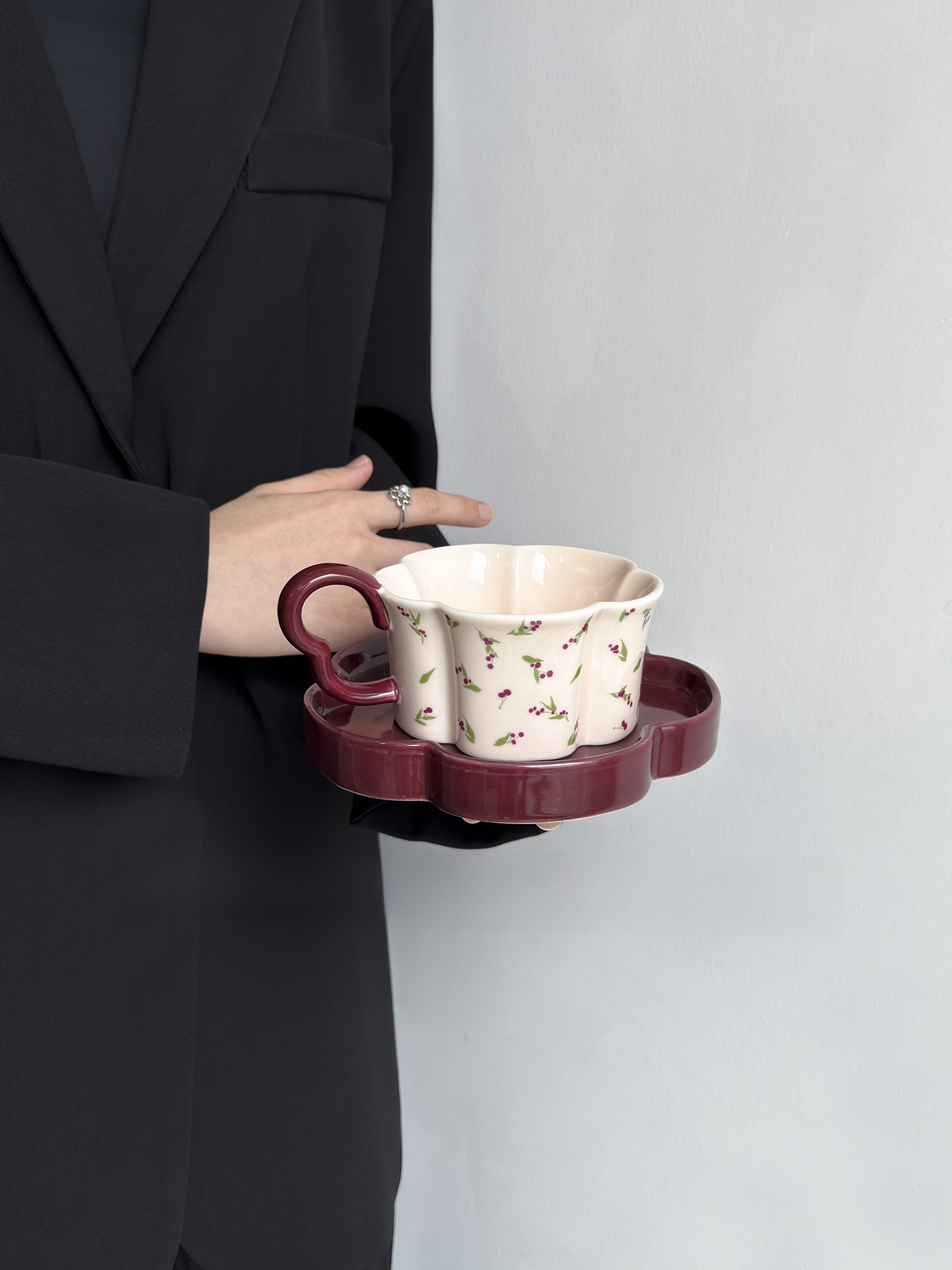 Retro-Kirschkeramik-Kaffeetass – Young Tea Coffee Bewertung und Preis