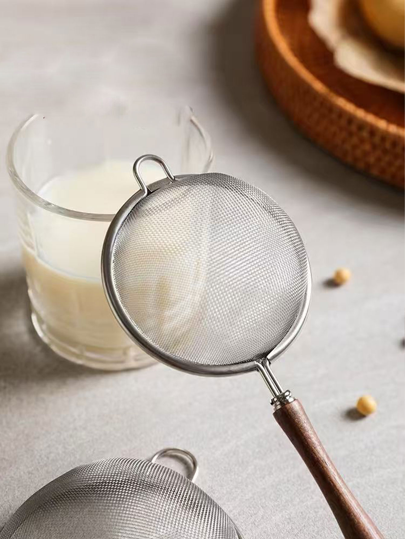 Sojamilchsieb aus Edelstahl 30 – Tea Strainer Mesh Bewertung und Preis