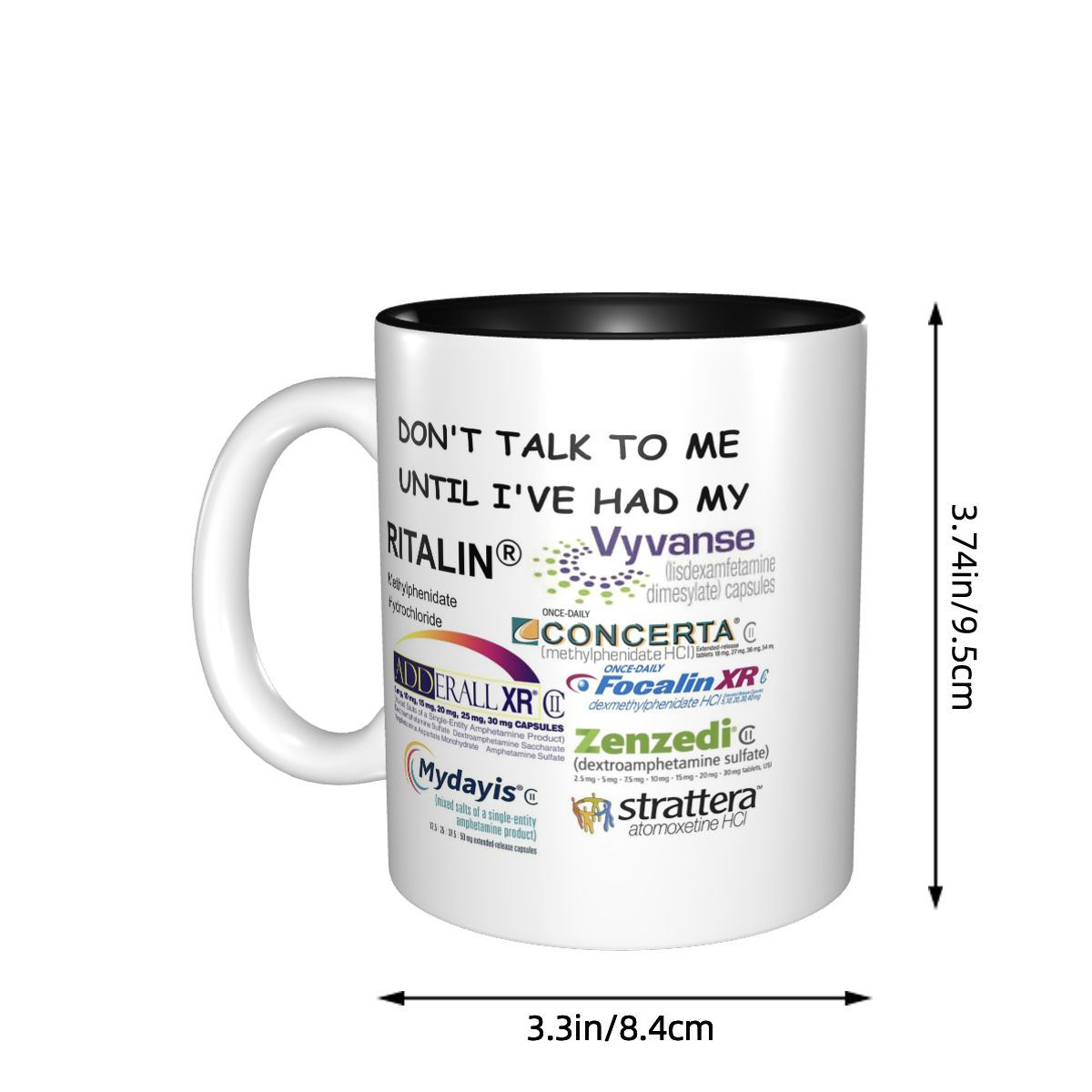 Tasse mit Aufschrift „Don't Ta – Coffee Tea And Me Bewertung und Preis