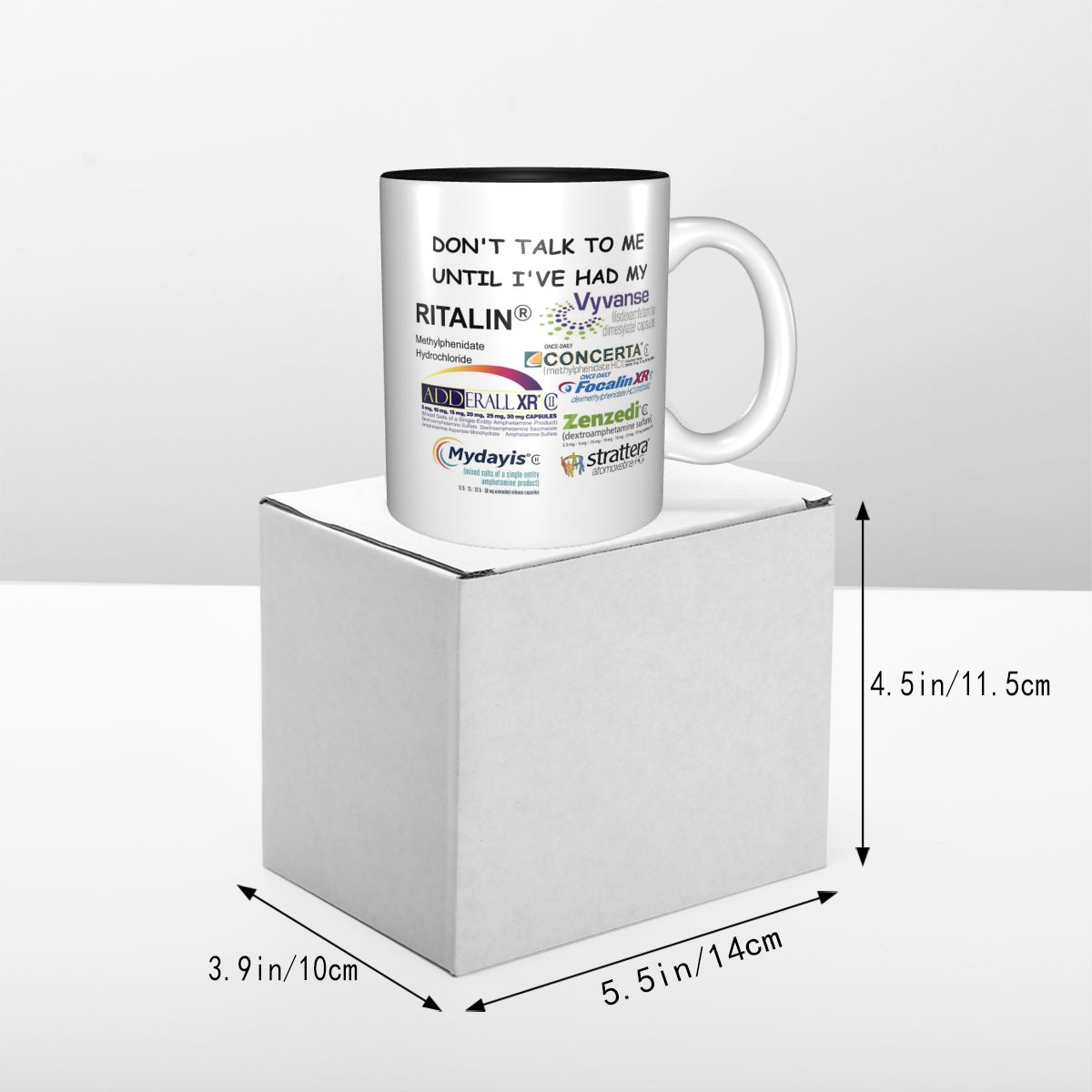 Tasse mit Aufschrift „Don't Ta – Coffee Tea And Me Bewertung und Preis