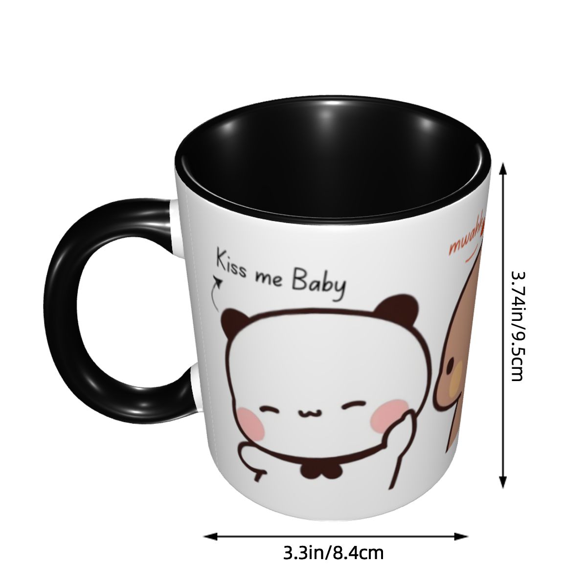 Personalisierte Kiss Me Baby M – Coffee Tea And Me Bewertung und Preis
