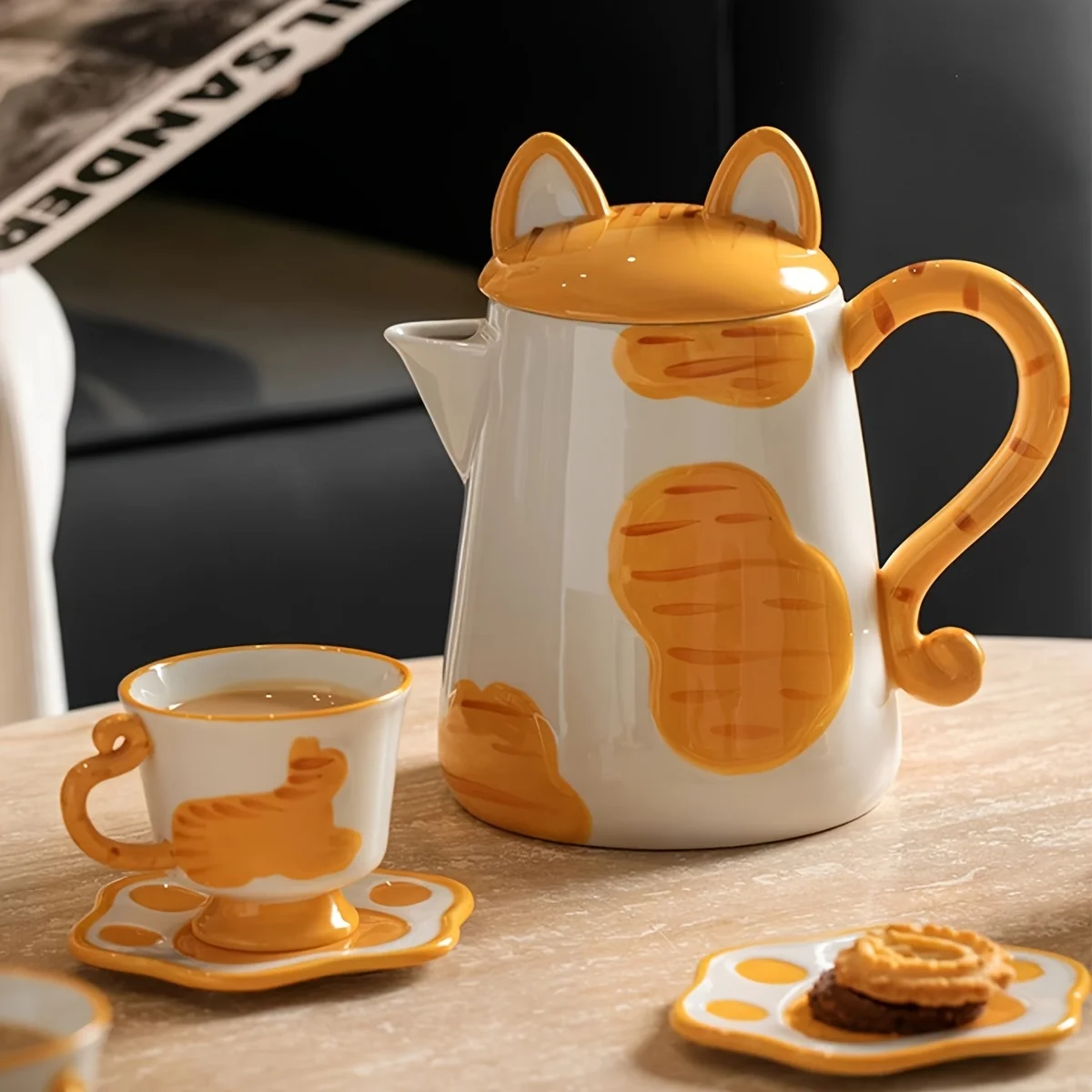 Keramik Kreatives Katzen-Tee-S – Coffee Tea Room Bewertung und Preis
