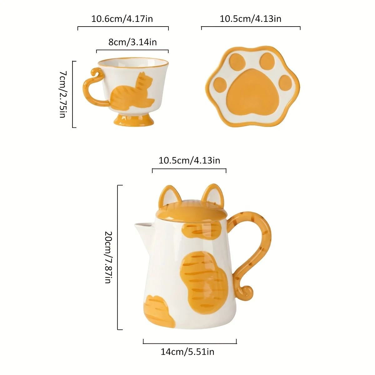 Keramik Kreatives Katzen-Tee-S – Coffee Tea Room Bewertung und Preis