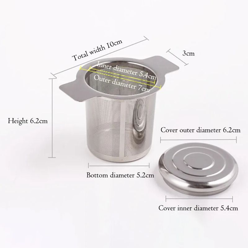 Edelstahl-Teefilter mit Deckel – Tea Strainer Mesh Bewertung und Preis