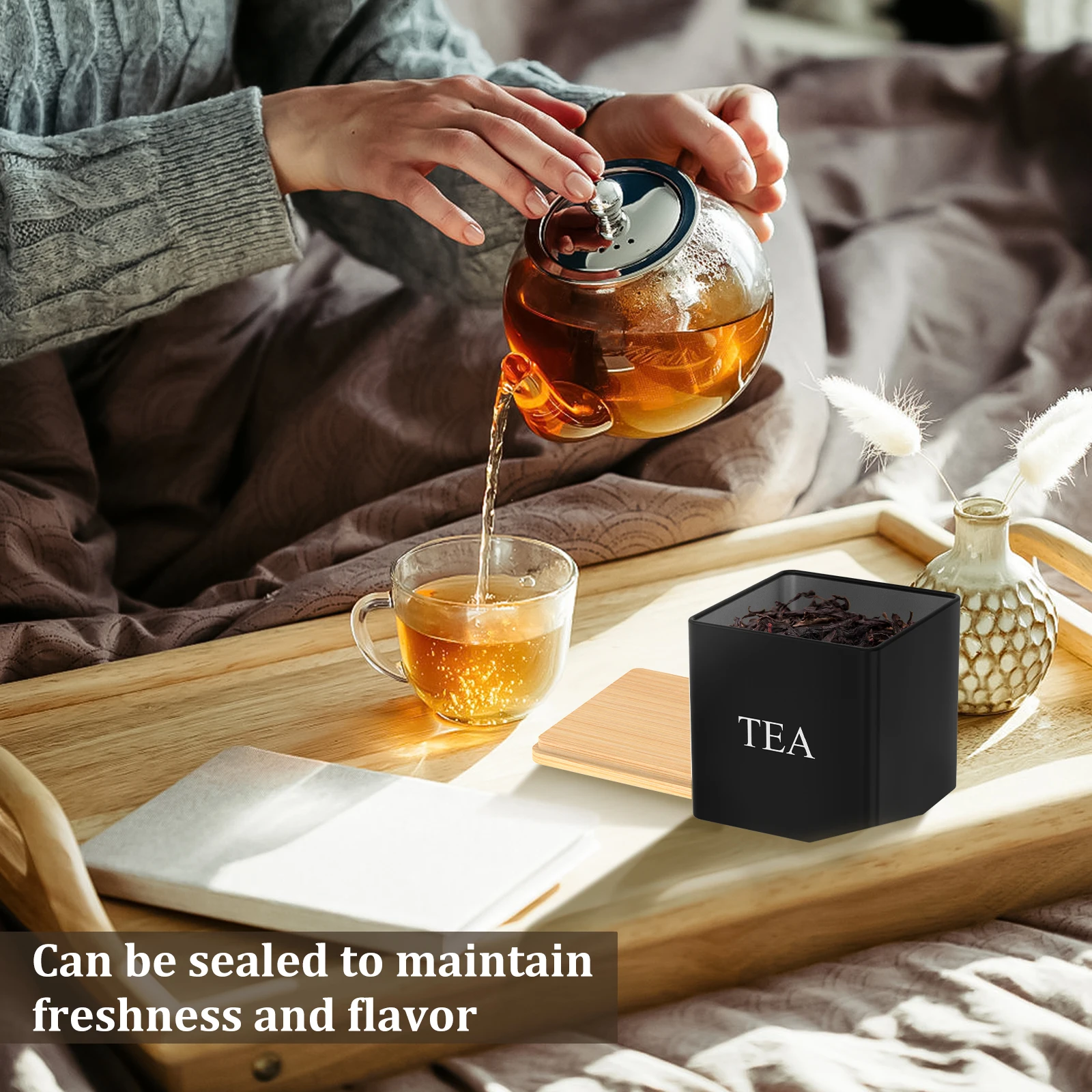 3-teiliges Set 500ml Tee-Zucke – Coffee Tea And Sugar Canister Set Bewertung und Preis