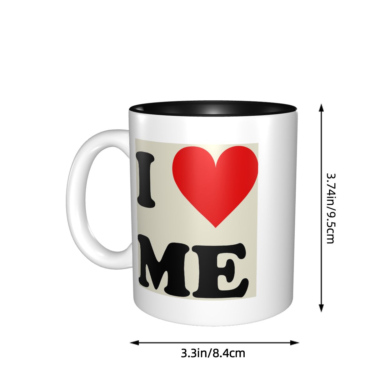 I Love Me Herz-Tasse Lustige K – Coffee Tea And Me Bewertung und Preis