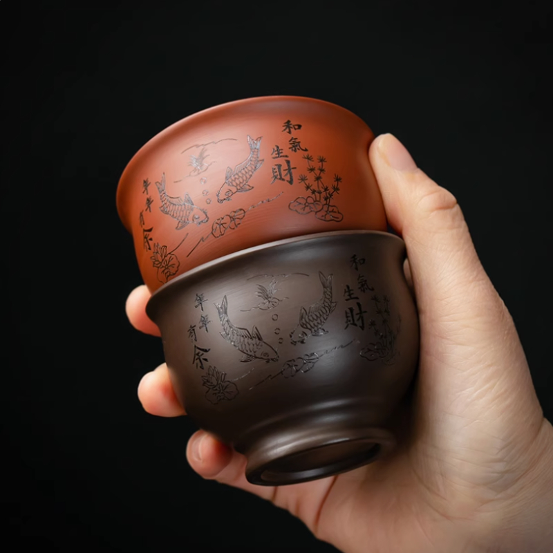 Chinesische Yixing Lila Ton Te – Coffee Tea And Sugar Set Bewertung und Preis