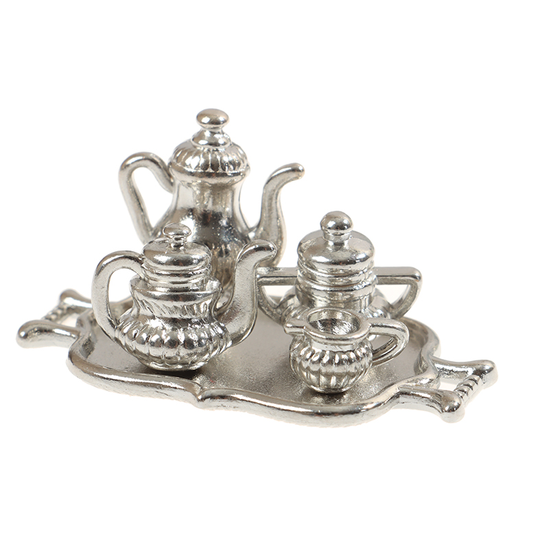 Puppenhaus Miniatur Silber Met – Young Tea Coffee Bewertung und Preis