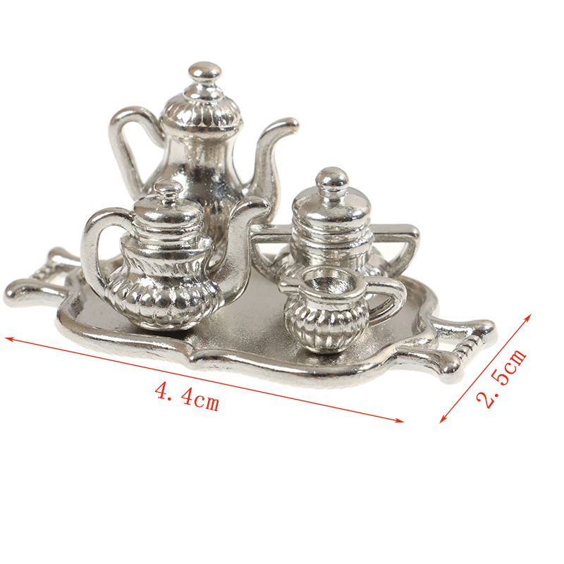 Puppenhaus Miniatur Silber Met – Young Tea Coffee Bewertung und Preis