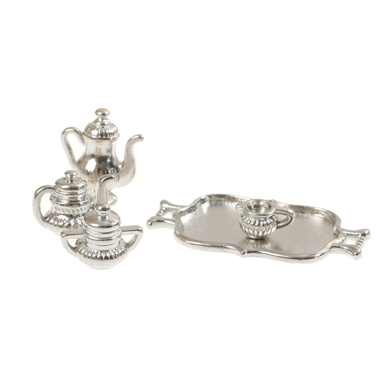 Puppenhaus Miniatur Silber Met – Young Tea Coffee Bewertung und Preis