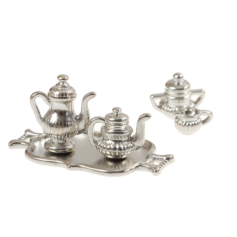 Puppenhaus Miniatur Silber Met – Young Tea Coffee Bewertung und Preis