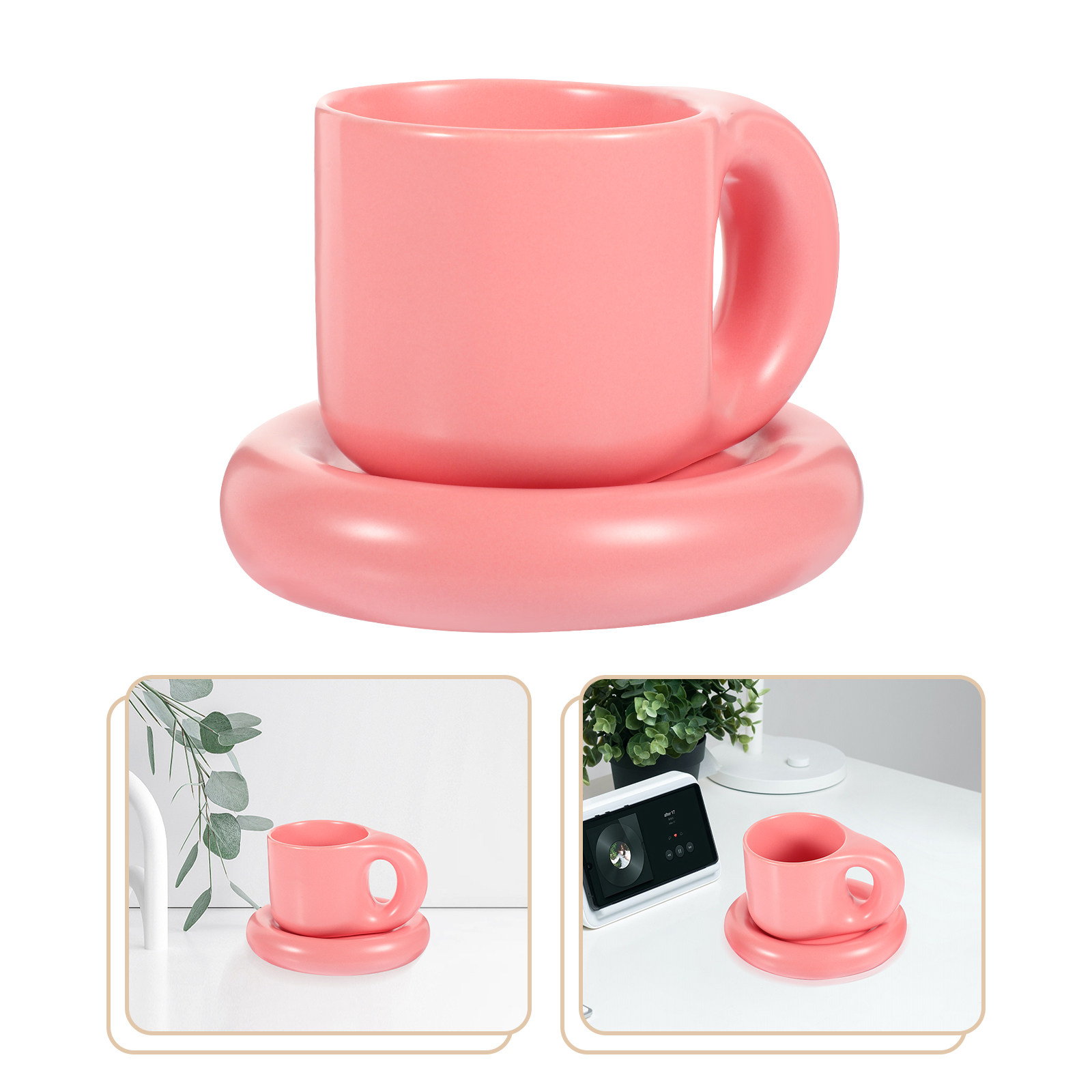 Keramik-Kaffeetassen-Set mit U – Coffee Tea Uses Bewertung und Preis