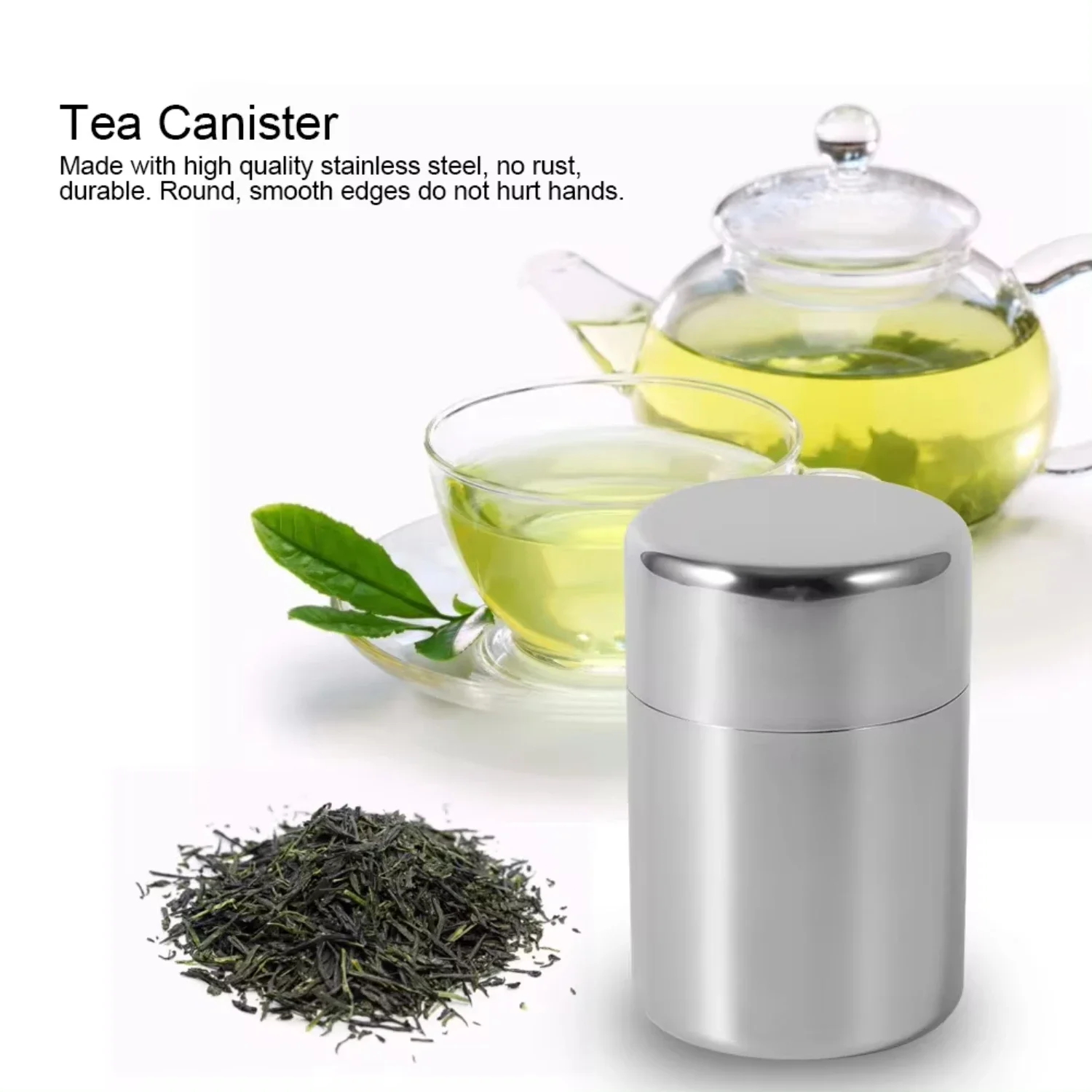 Teeblatten-Dosen aus Edelstahl – Coffee Tea And Sugar Set Bewertung und Preis
